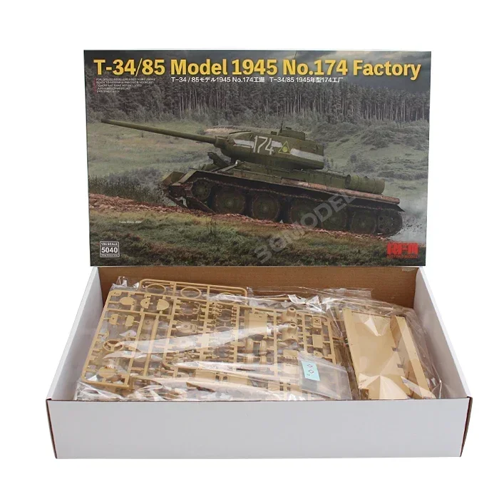 Paint Model Kit - Ryefield assembly model RM-5040 1/35 Soviet