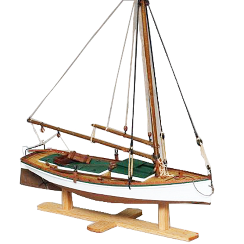 1/35 FLATTLE Wooden Boat Model - Model Kit Yacht ulasan dan harga