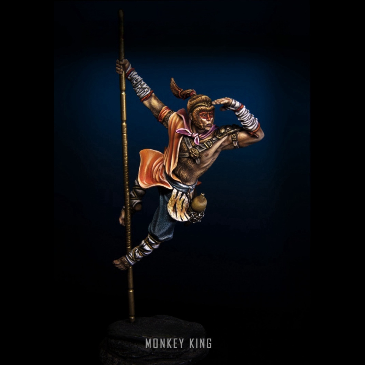 resin soldier model GK - Monke - Model Kit Wukong ulasan dan harga