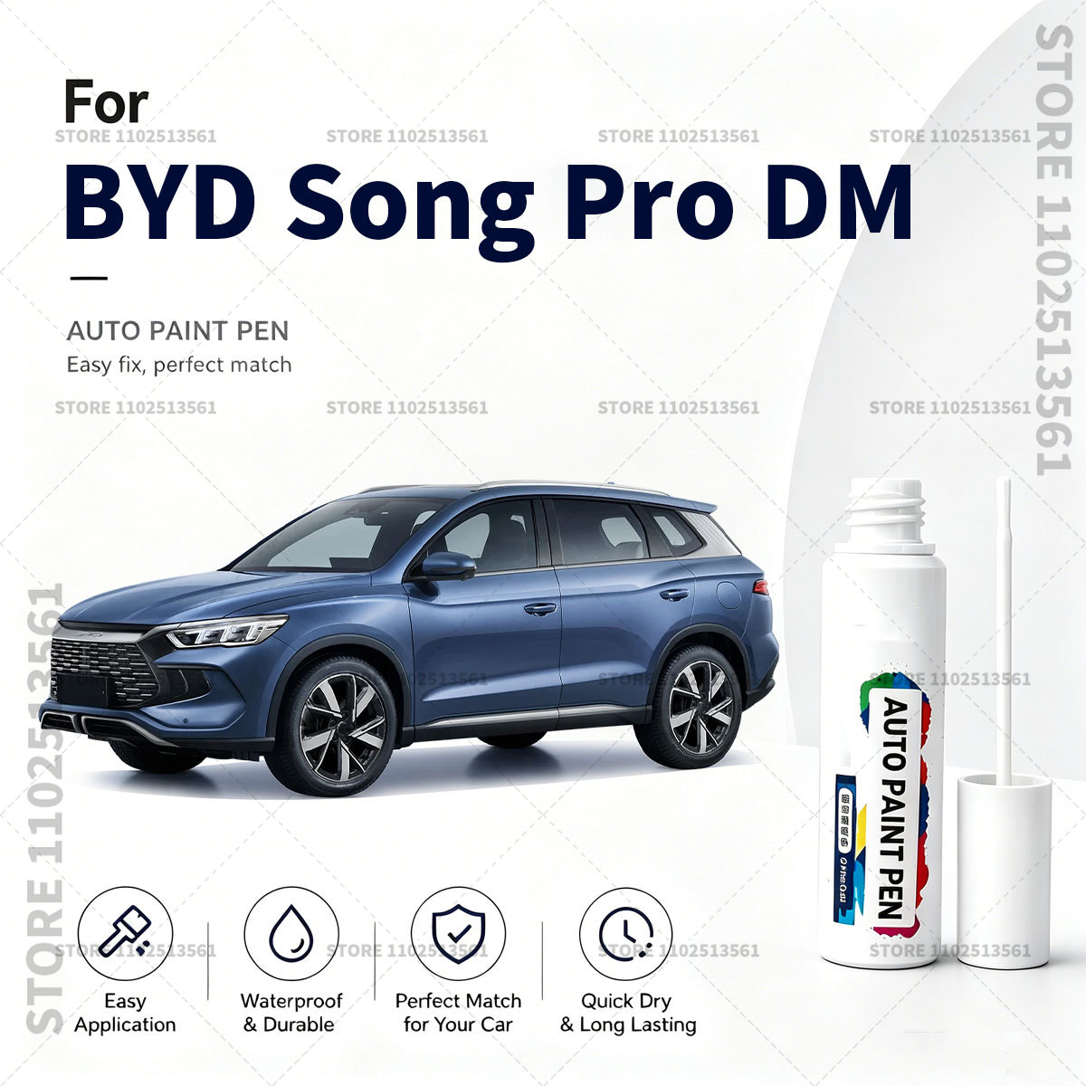 For BYD Song Pro DM White Car  - Paint Model Kit ulasan dan harga