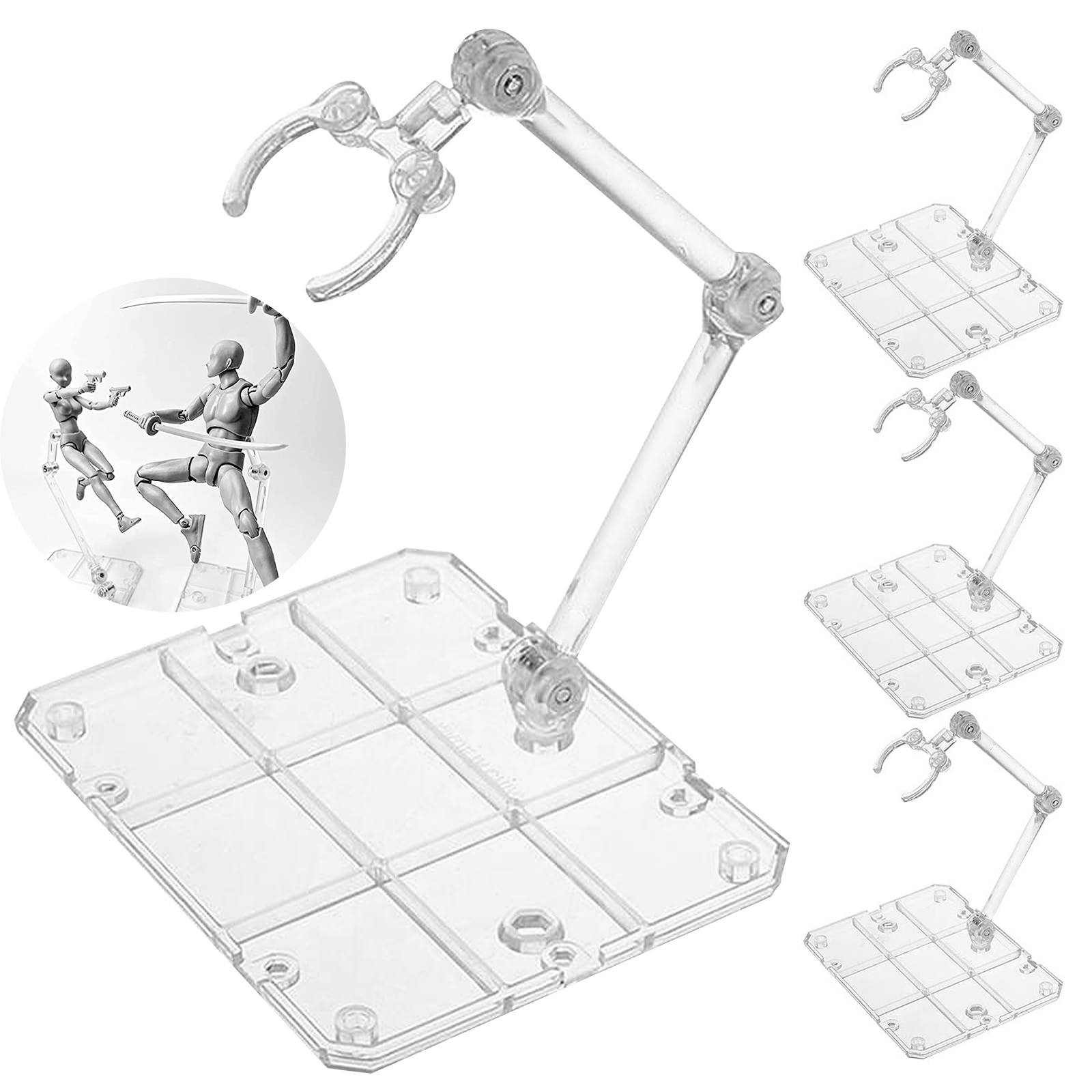 Clear Action Figure Stand,Asse - Model Kit Eva ulasan dan harga