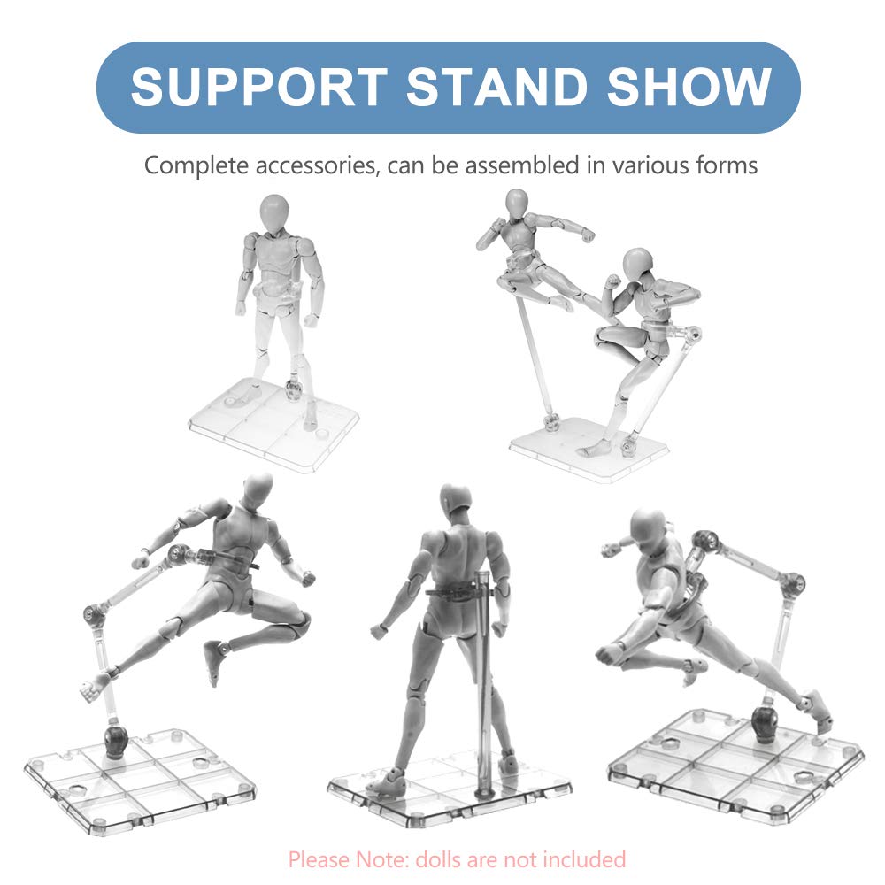 Clear Action Figure Stand,Asse - Model Kit Eva ulasan dan harga
